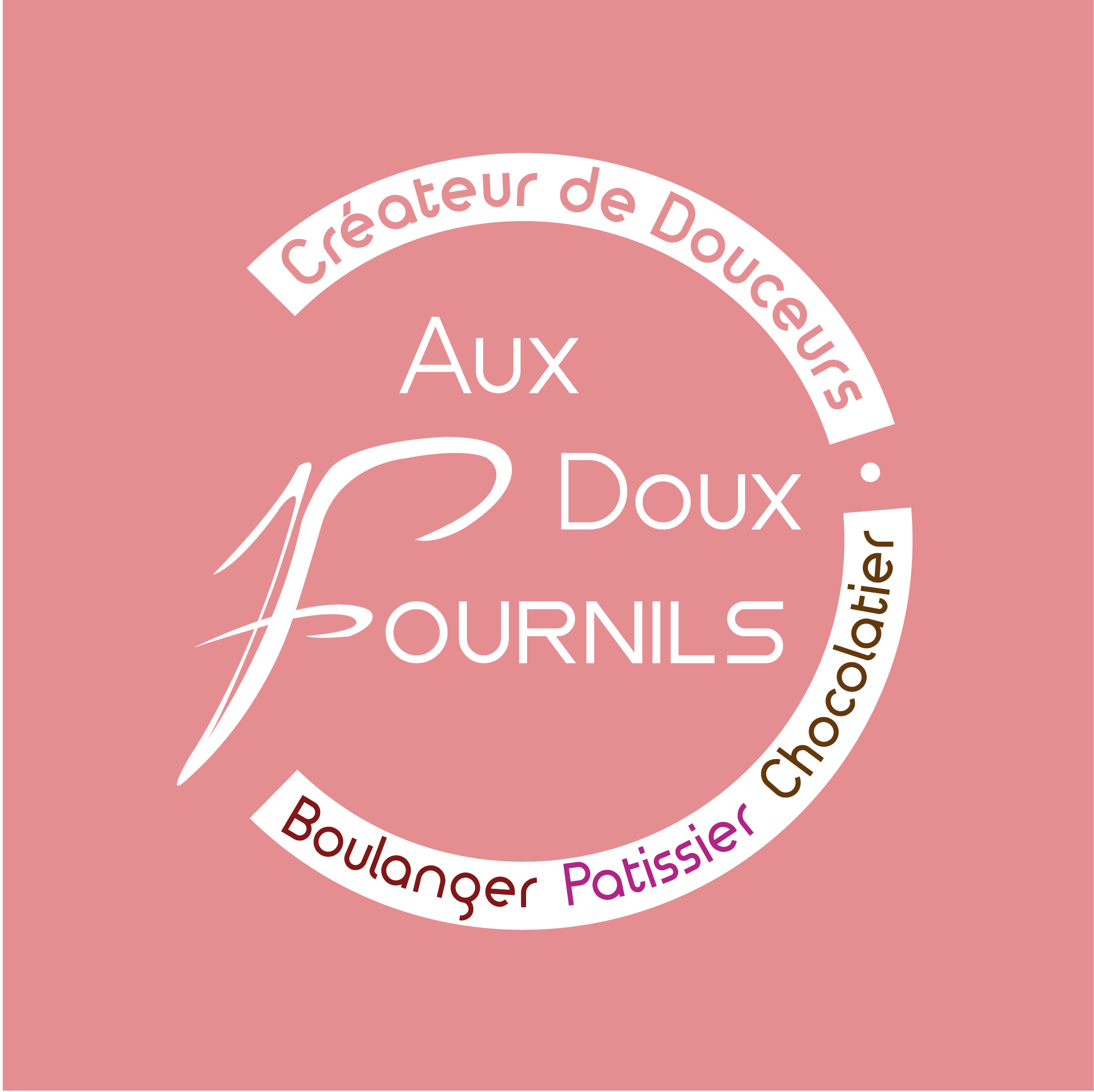 AuxDouxFournils_fondrose LOGO